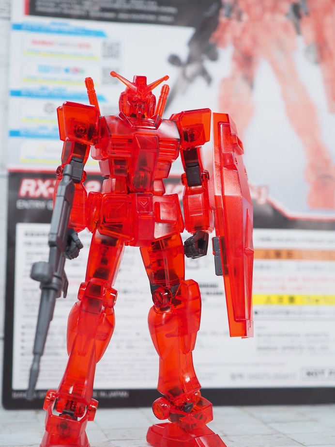 外箱不良宅配便送料無料 FG RX-78-2 ガンダム クリアレッド