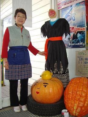 halloweenかぼちゃと専務