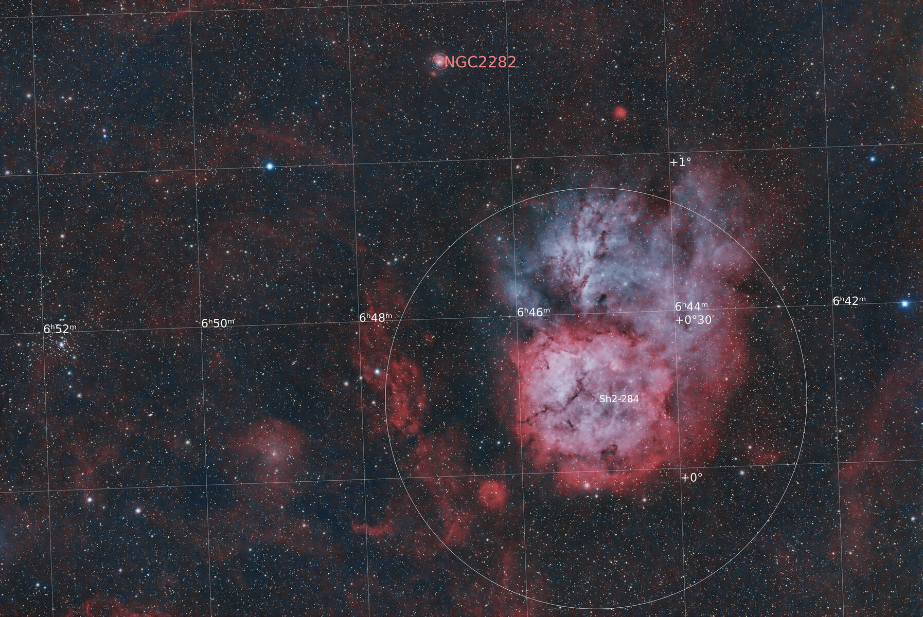 笑い猫星雲（Sh2-284) : 星と畑のシニアライフ