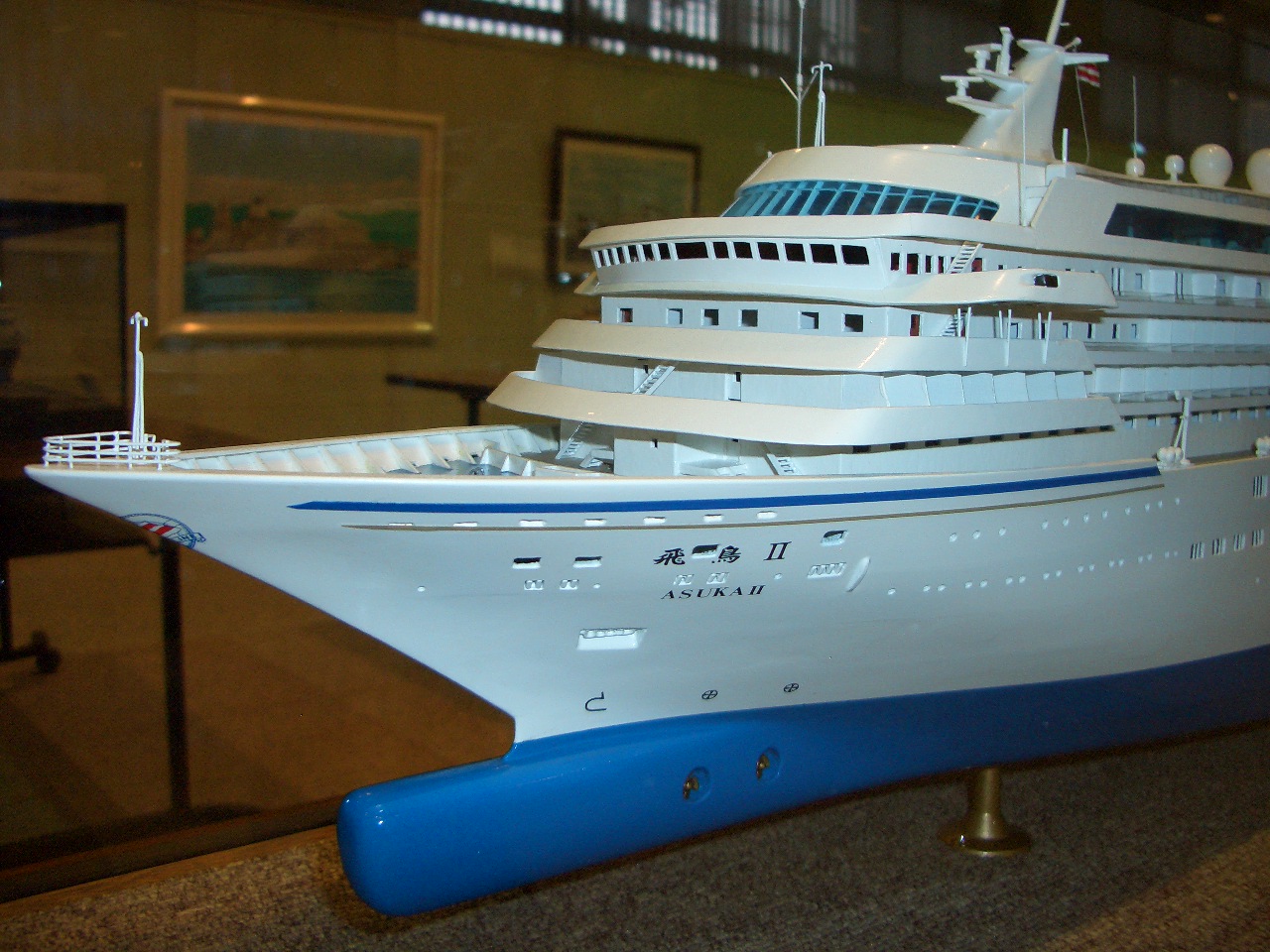 船舶模型がズラリ 第2回 船の作品展 07 12 12 生涯学習ブログ