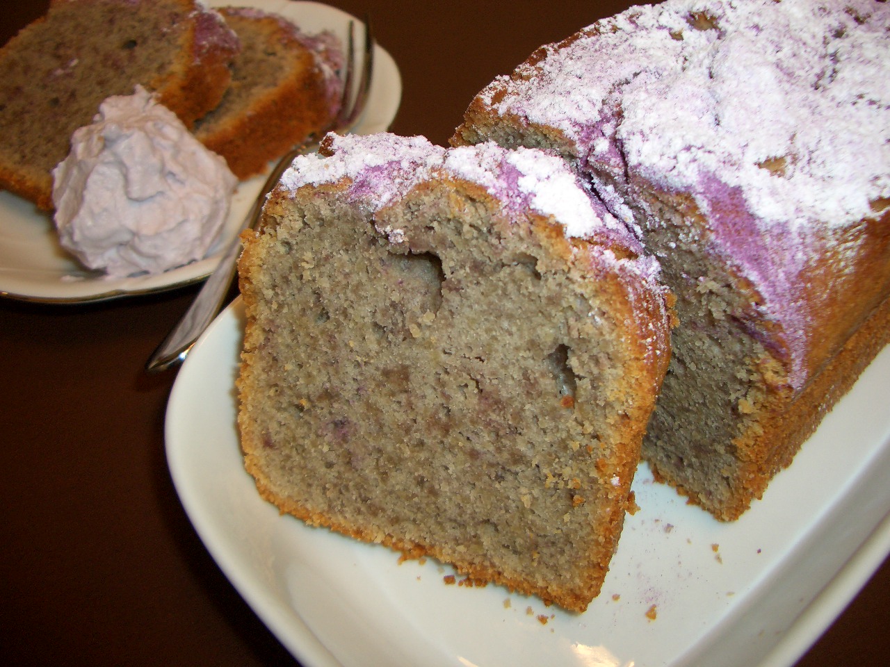 紫芋ケーキの作り方 焼き菓子のレシピ 生涯学習ブログ