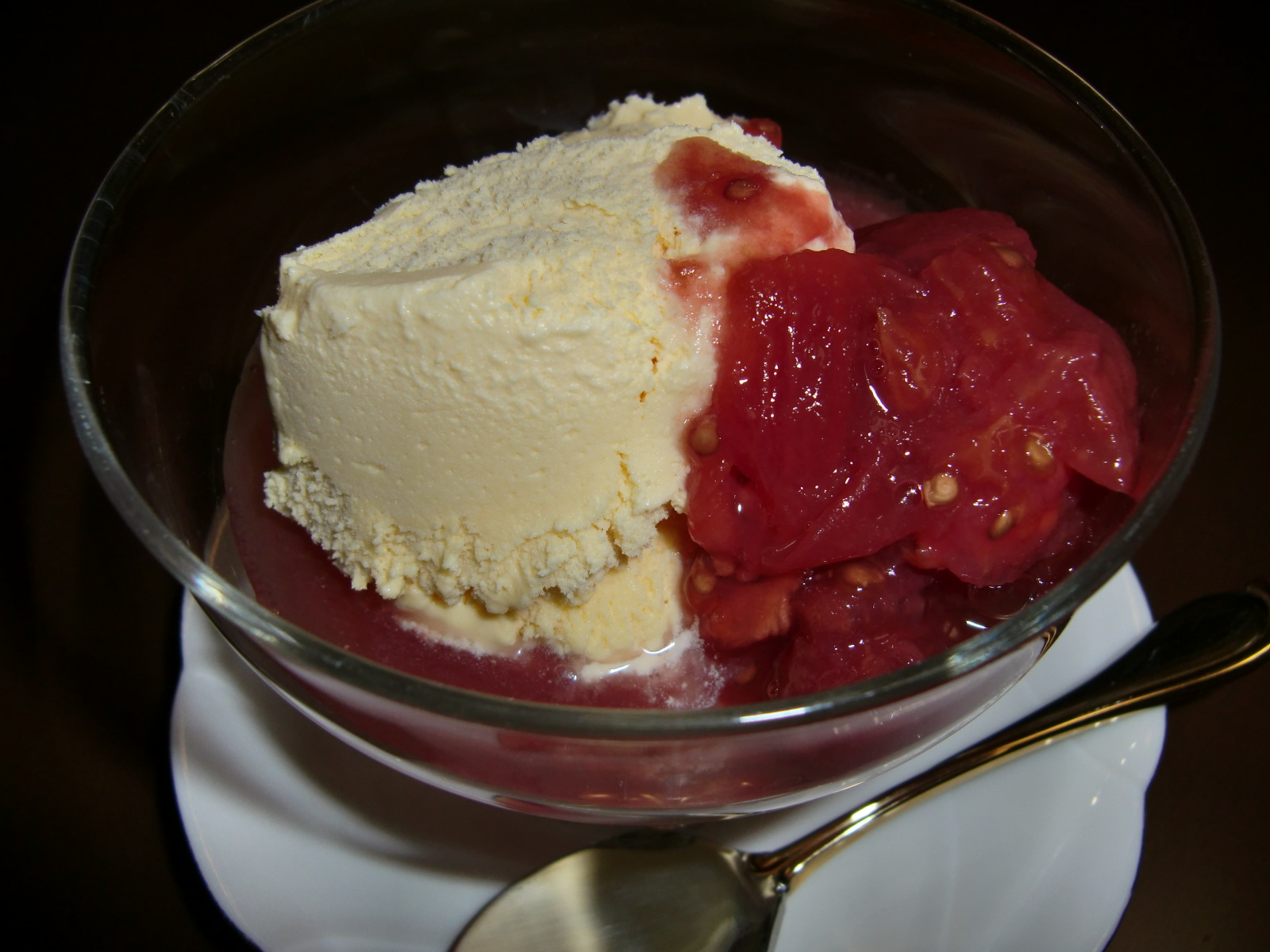 アイスクリームとまとソースの作り方 野菜デザートのレシピ 生涯学習ブログ