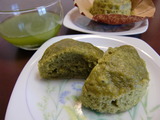 抹茶とうふ蒸しパンの完成