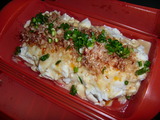 山かけ蒸し豆腐 バーニャカウダ・ソースの完成