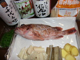白身魚（カサゴ）の煮付け（煮魚）の材料