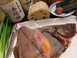 子持ちカレイの煮付けの材料