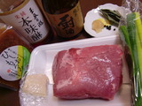 ゆで豚もろみ漬けの材料