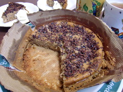 珈琲チーズケーキの完成