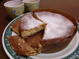 酒粕チーズ・ケーキの完成