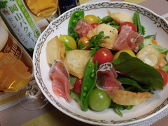 岡山パクチードレッシング・サラダの完成