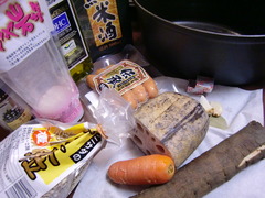ココット料理(スープ)の材料