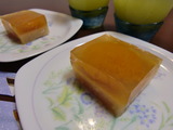 杏(あんず)羊羹(ようかん)の完成