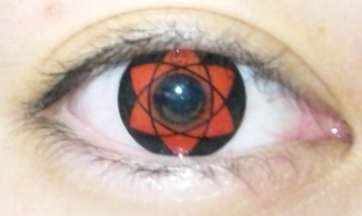 Narutoカラコン 万華鏡写輪眼 サスケ サボテン 僕の奇跡