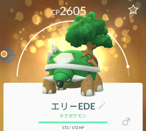 ポケモンgo ナエトル すな風呂