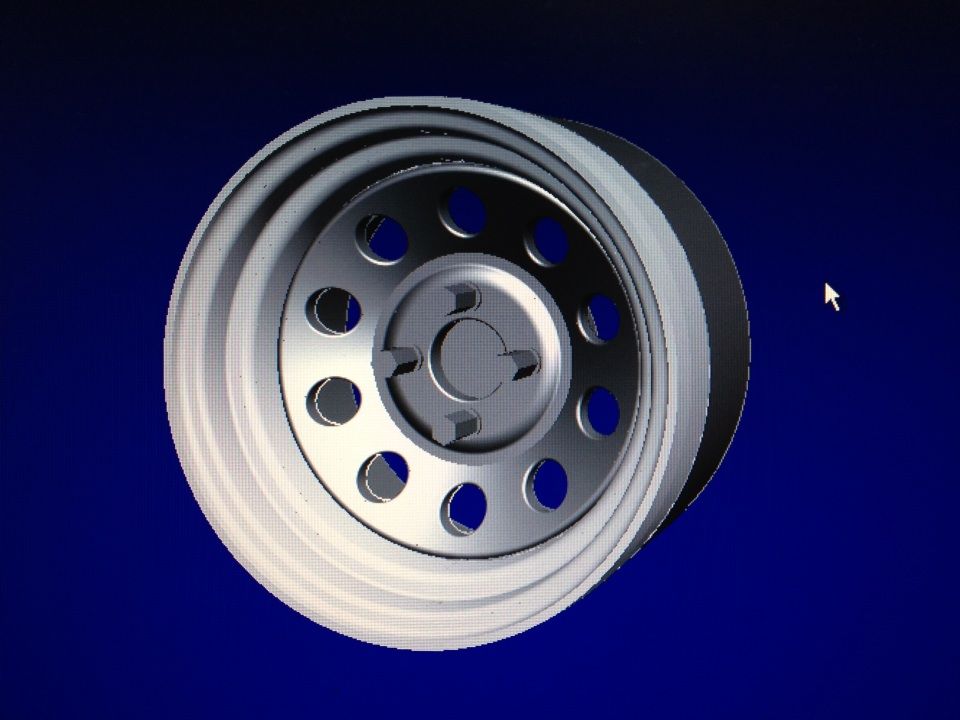 1/24 scale steel wheel : ORANGE WHEELS 開発日誌