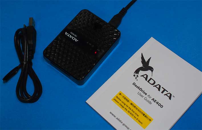 ADATA DashDrive Air AE400を買った（レビュー）。【Wi-Fi（ワイヤレス 