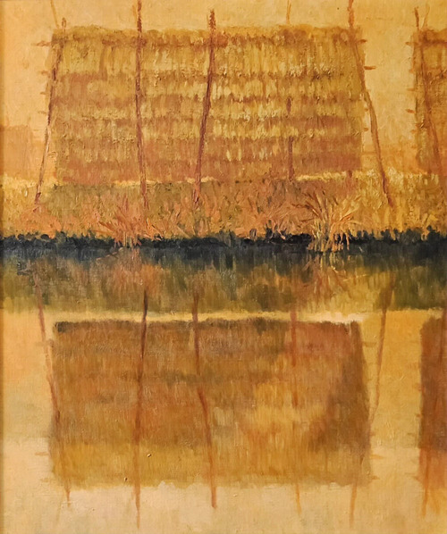 黄昏・秋の伯太川_1