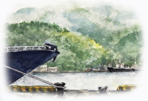 25雨にかすむ境水道_1