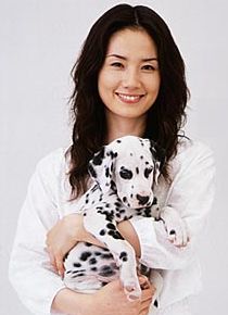 原田知世と愛犬(?)