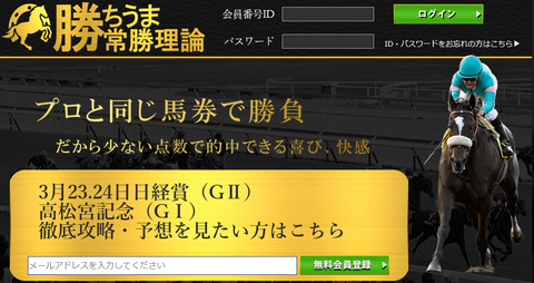 勝ちうま常勝理論高松宮記念