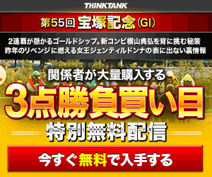 シンクタンク:宝塚記念300-250