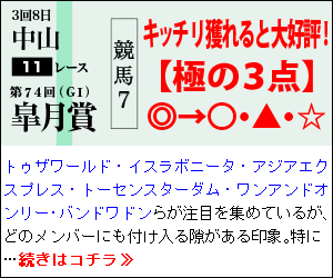 七騎の会:皐月賞300-250 2