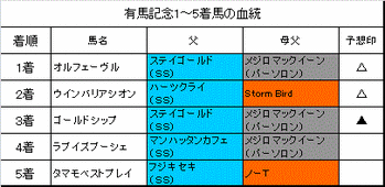 有馬記念2013結果
