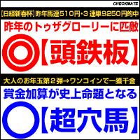 チェックメイト:日経新春杯200-200