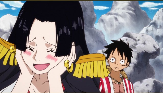 朗報 One Piece ワンピース 第5話 ルフィとハンコックが再会 ルフィとのイチャイチャにファン嫉妬 気まぐれアニメ速報