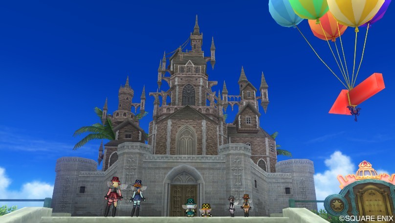 ショップ特典 大きな古城の家と風船のしぐさ ７垢の冒険の書