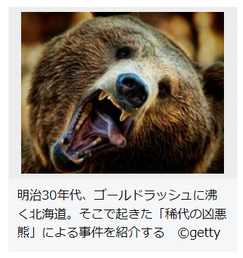 顔面は滅茶滅茶に咬み裂かれ 左手は切断 人喰いヒグマ事件が 世界で最も多発する土地 の正体 サンシャイン サウンド 管理人 ふぃんち