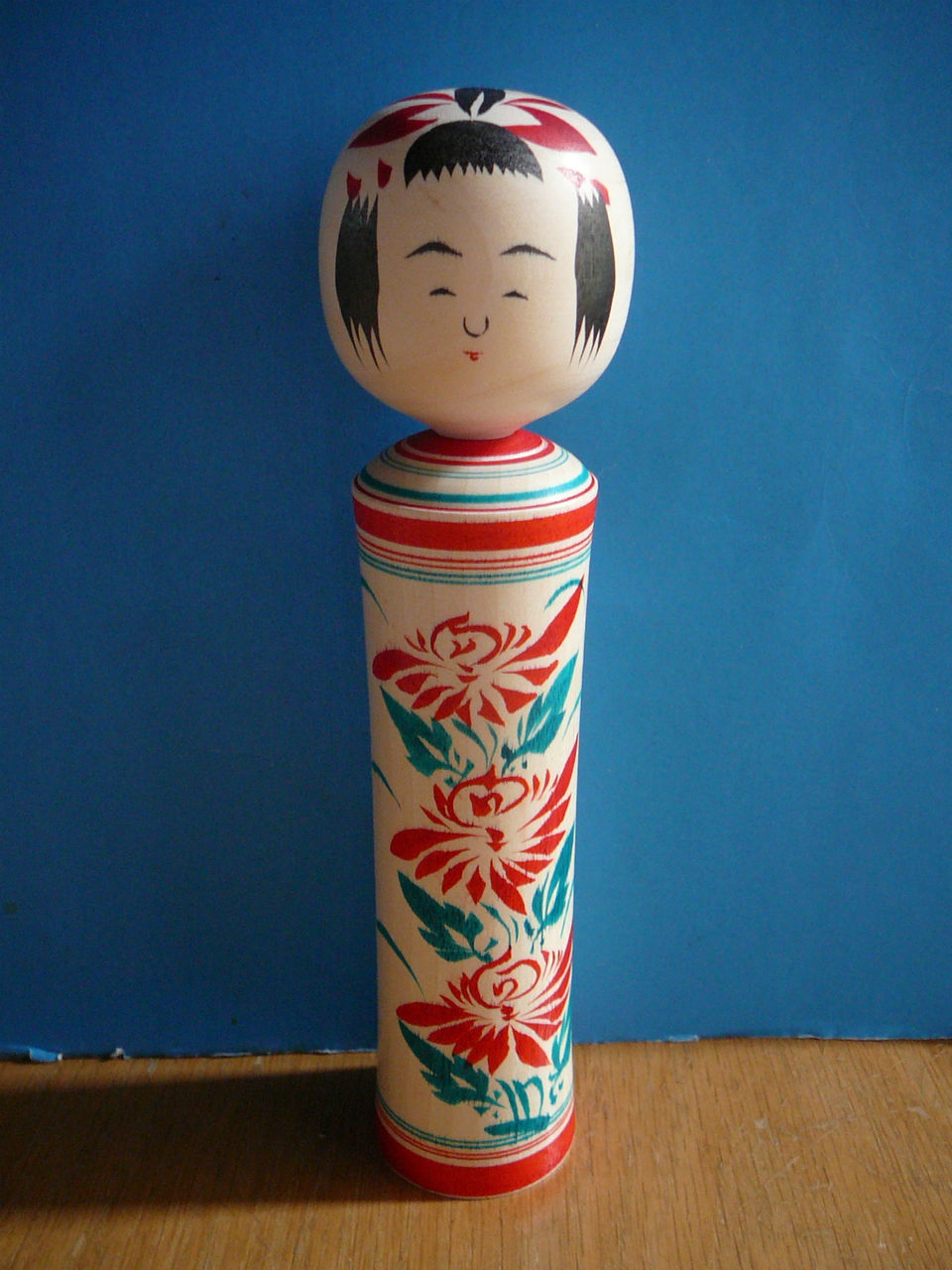 伝統こけし希少 高槁定助 大小2本セット 節約 伝統こけし 鳴子系 髙橋