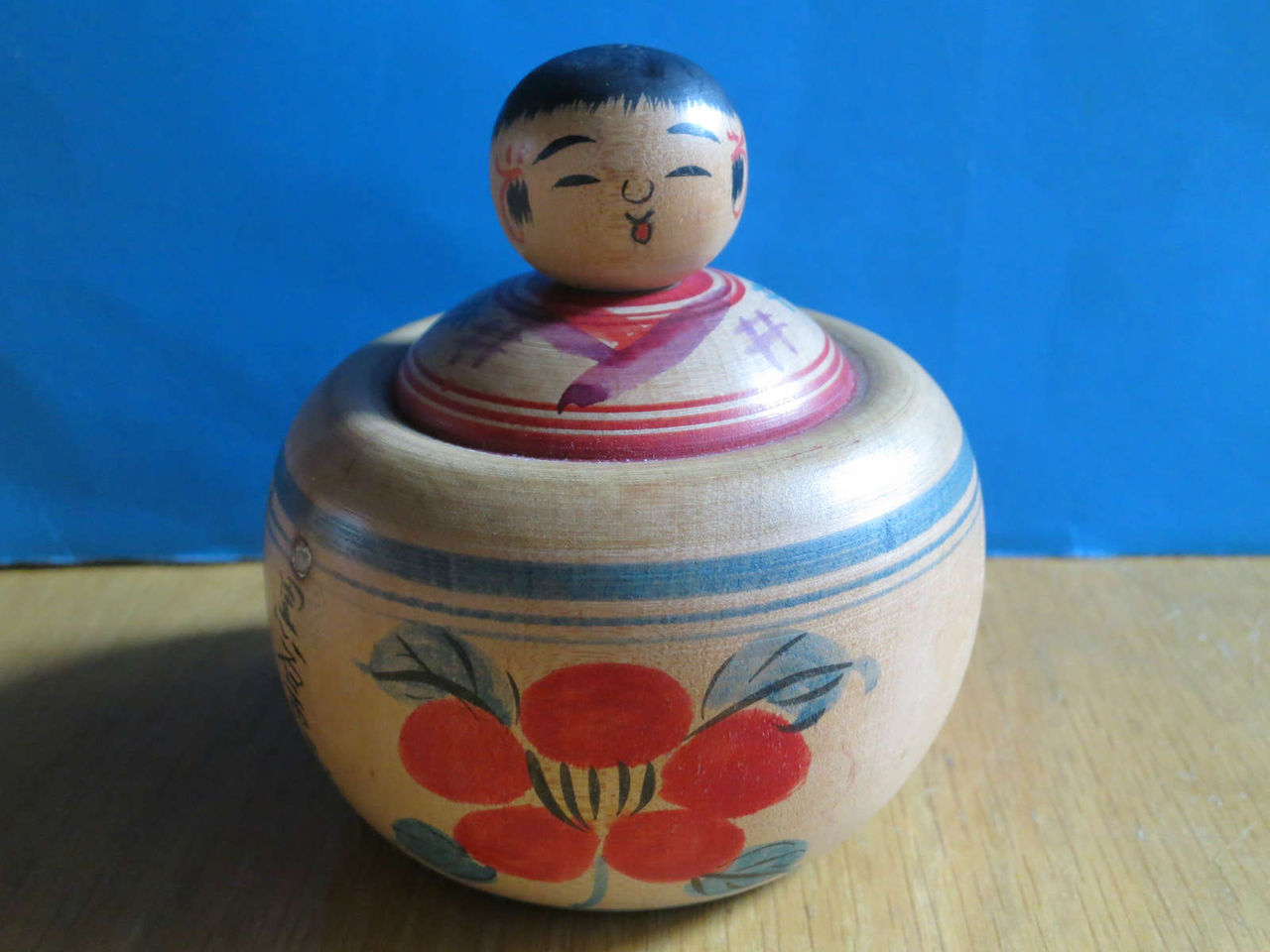 津軽系・温湯・ 毛利専蔵 作こけし・貴重 - こけし