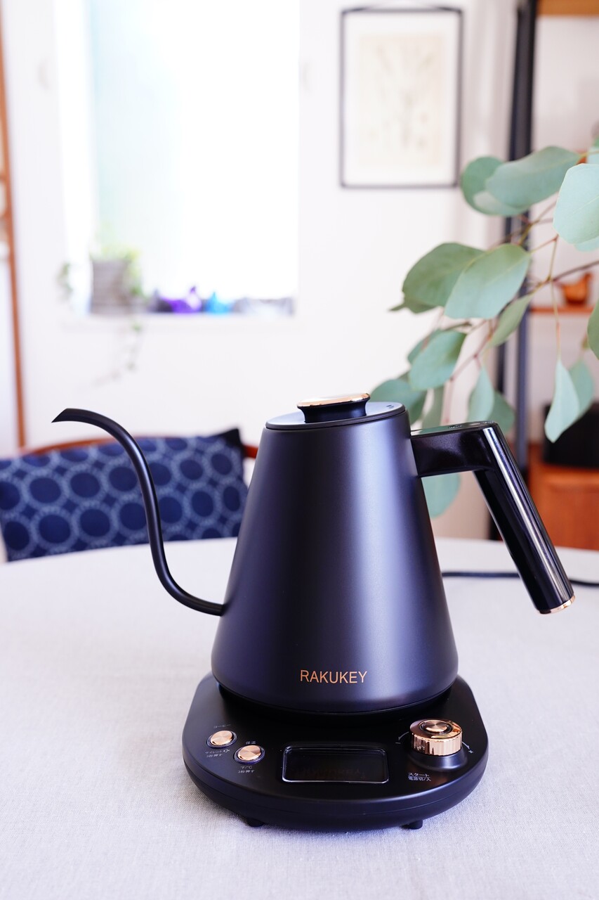 ☆ドリップケトル バリスタ監修 空焚き防止 高級感 アウト