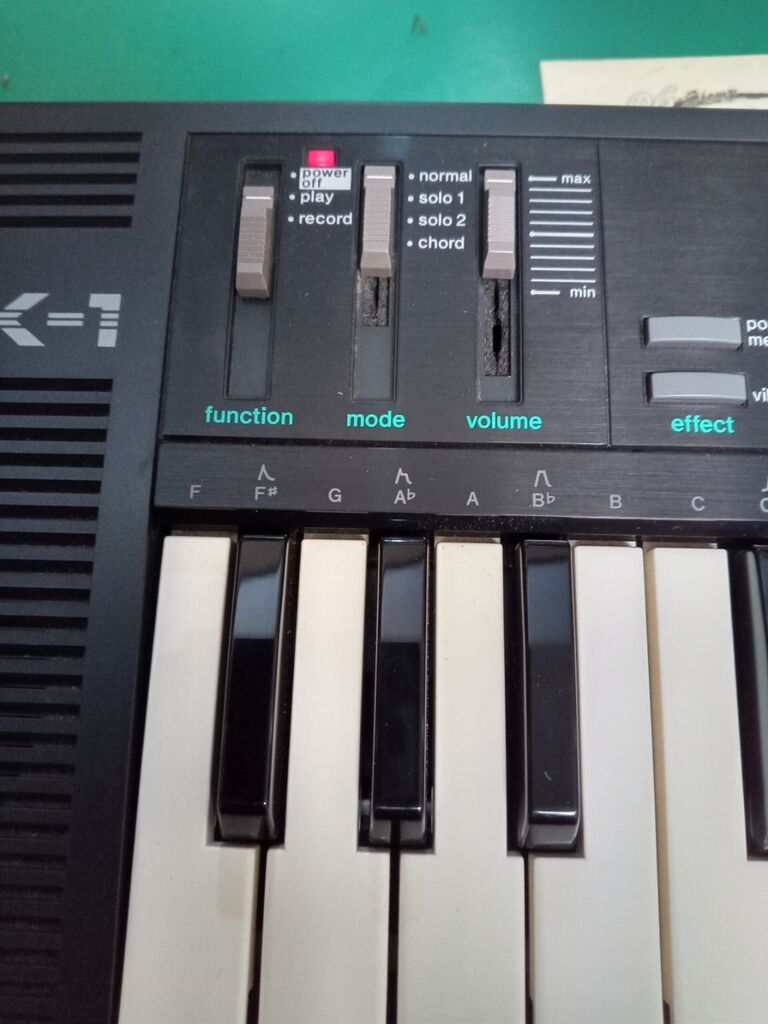 Casio サンプルトーン　SK-1 シンセサイザー　純正アダプター付属 Casio サンプルトーン SK-1 シンセサイザー 純正アダプター付属