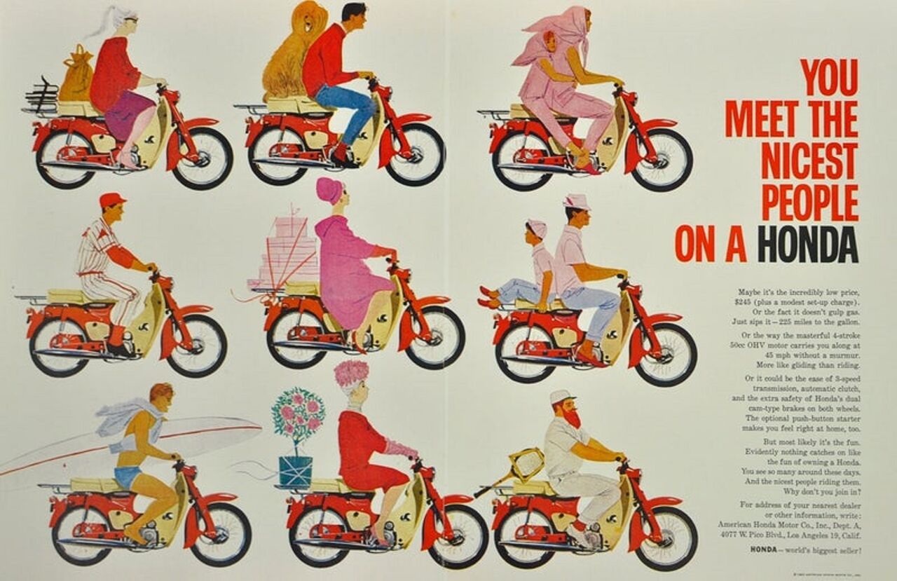 祝！「You meet the nicest people on a Honda」60周年 : スーパー 