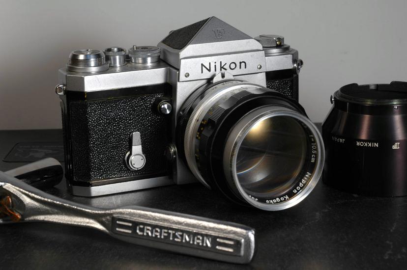 ニコンF ＋ 10．5cm／F2．5 : スーパーカブ中心生活