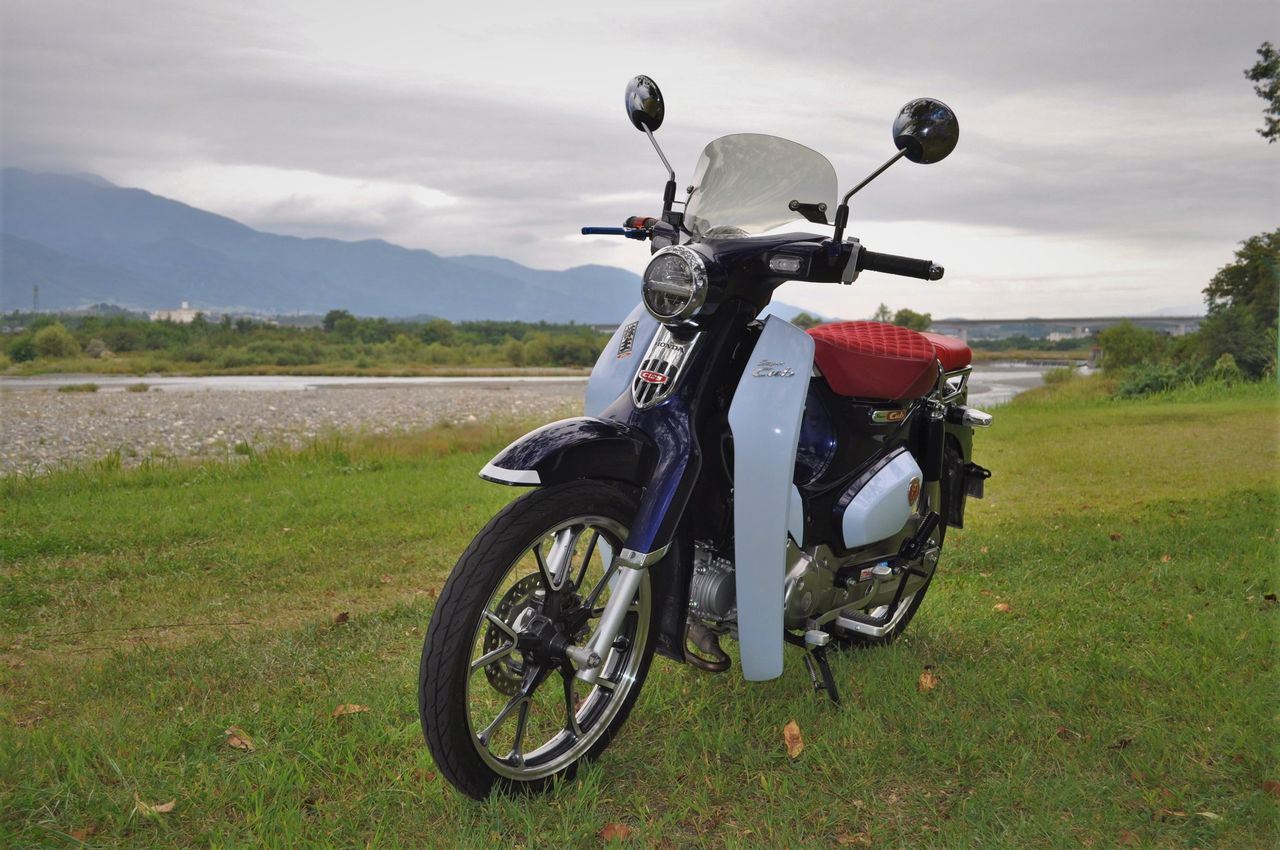 スーパーカブ c125にvtrの角形ミラーを スーパーカブ中心生活 tony s甲信生活 スーパーカブ c125にvtrの角形ミラーを スーパーカブ中心生活 tony s甲信生活