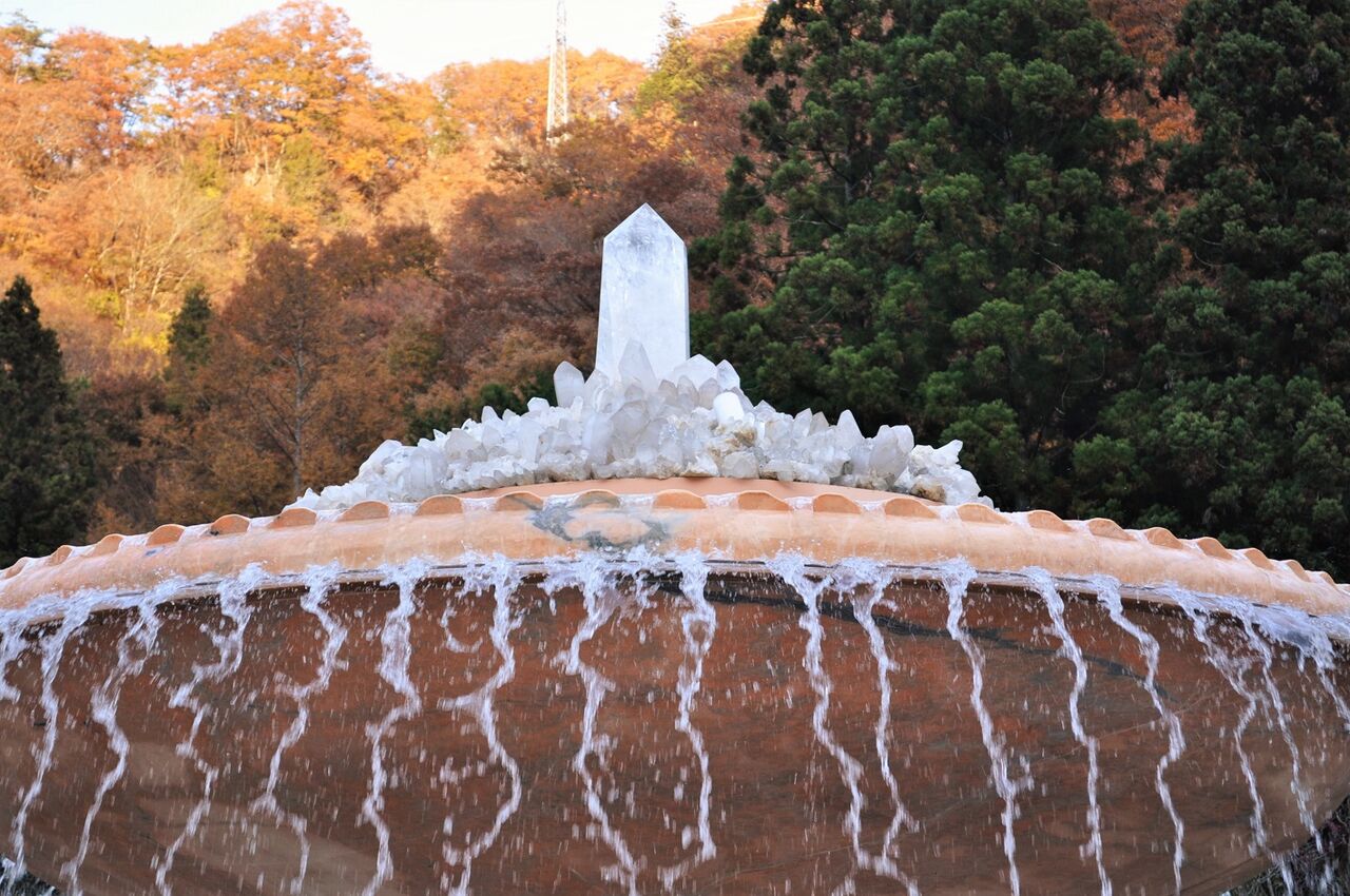 昇仙峡に「クリスタルファウンテン」（水晶噴水）が！！！ : スーパー