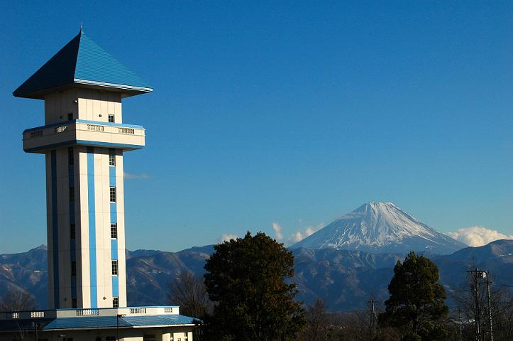 甲斐市から見た富士山 ７ スーパーカブ中心生活 ｔｏｎｙ ｓ甲信生活
