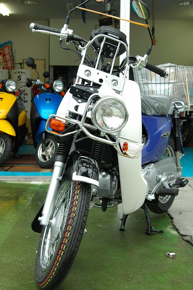 ホンダ スーパーカブ110 郵政カブ ブロックタイヤ 千葉県より 配達可能