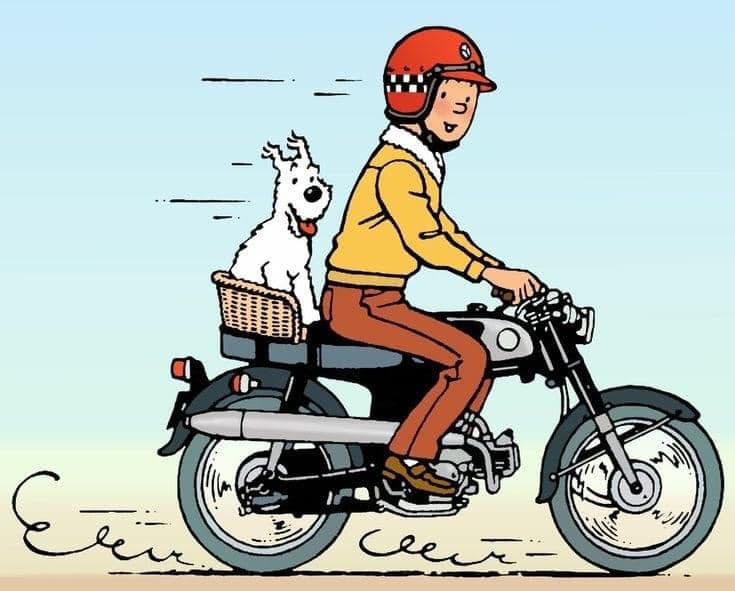 人気が高い バイクに乗ったタンタン キャラクターグッズ おもちゃ 27 005 Laeknavaktin Is