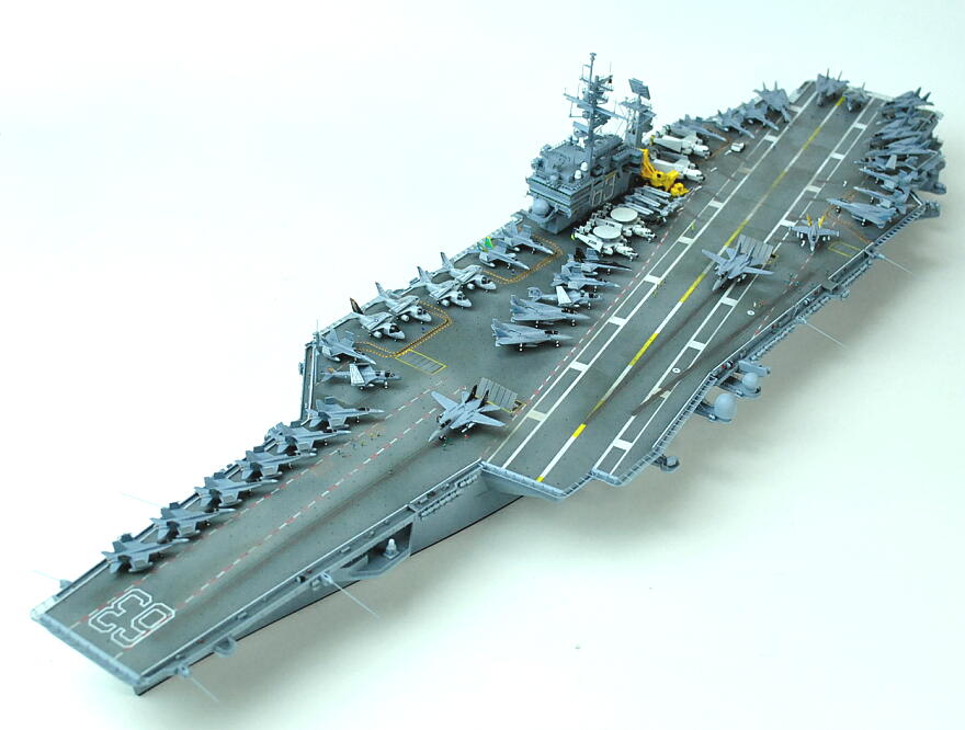 1/700 米空母 CV-63 キティホーク 1999 横須賀 : 多摩工房