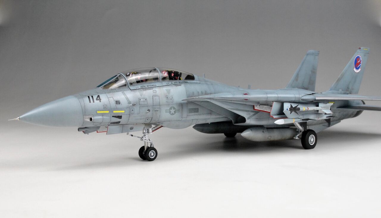 希少F-14A アメリカ海軍 トップガン マーベリック＆グース機 1/200 TSM Model F-14A アメリカ海軍 第1戦闘飛行隊 映画「Top Gun