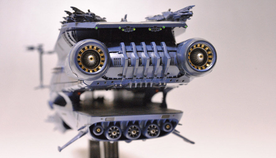 1/1000 ガイペロン級多層式航宙母艦 シュデルグ&空間雷撃機 FWG97