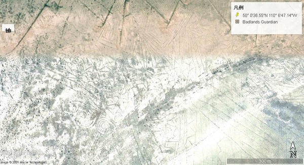 ナミビアの渦巻地上絵２