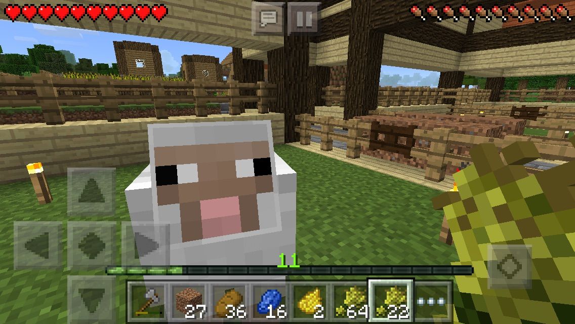 羊の飼育を始めました トシヤのゆっくりマイクラpe