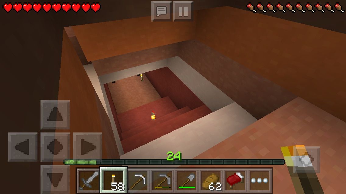 メサ廃坑で金集め トシヤのゆっくりマイクラpe