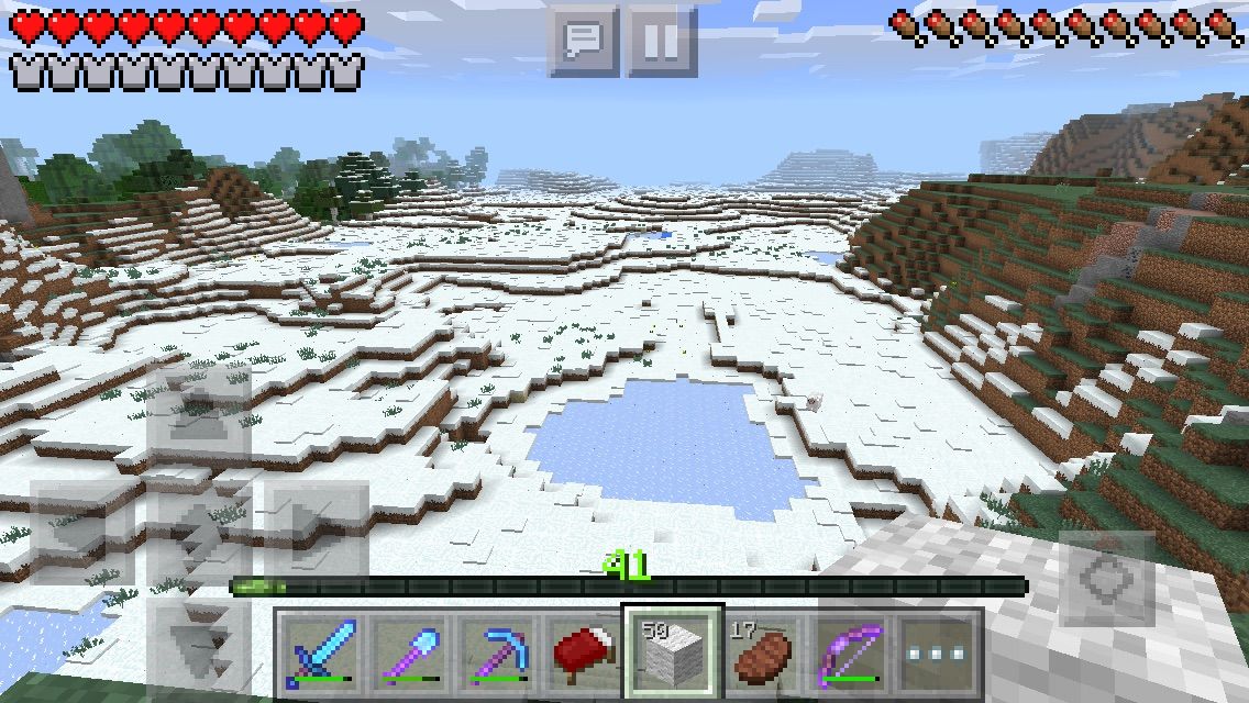 雪原を探す旅 トシヤのゆっくりマイクラpe