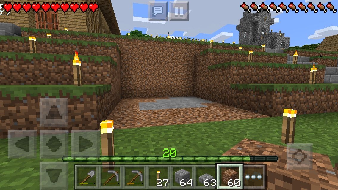 ブランチマイニング場の入り口を作る トシヤのゆっくりマイクラpe ブランチマイニング場の入り口を作る トシヤのゆっくりマイクラpe